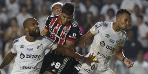 São Paulo joga bem contra o Santos, mas empata e mantém jejum